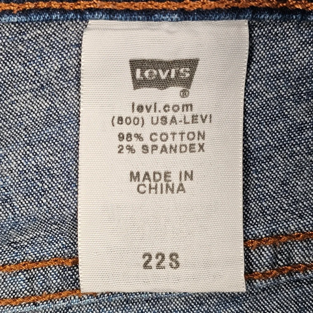 Y2K 2007 Levi's 512 Perfectly Slimming Bootcut Jeans‎ Women's 22S Plus Size Blue